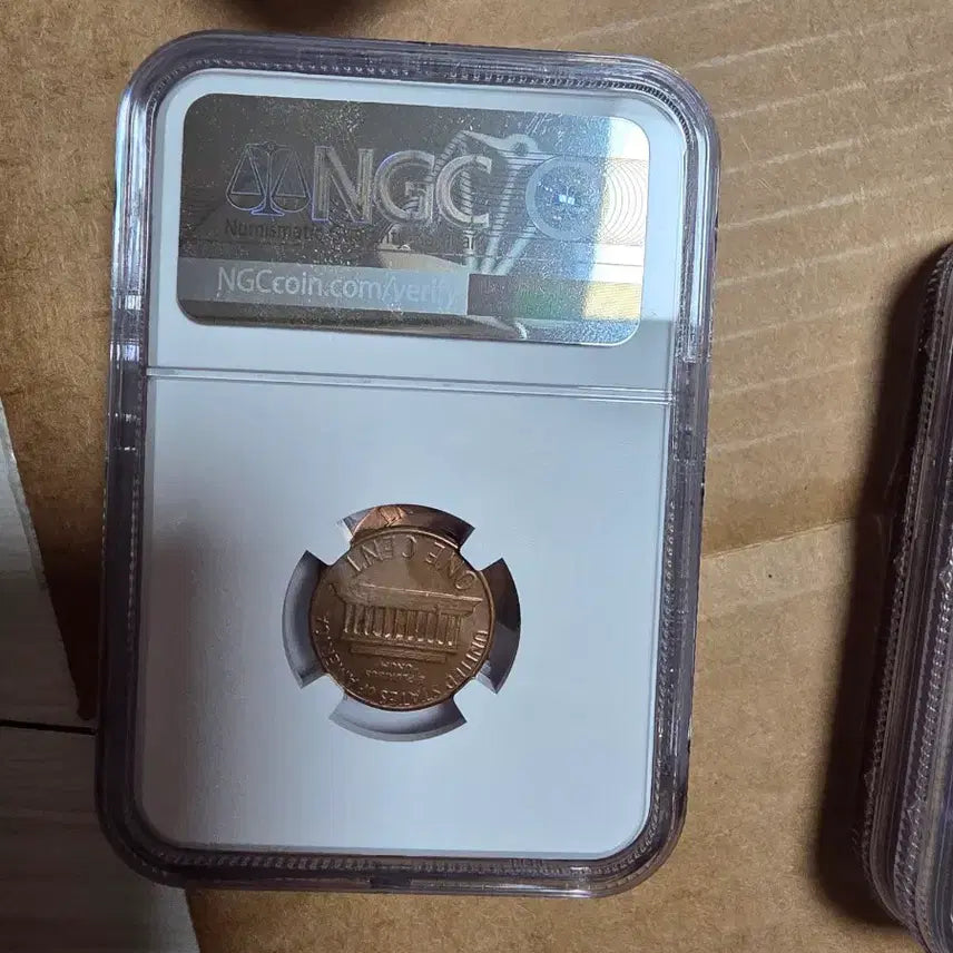 [BUNJANG] 1982 Lincoln Penny Coin - AU 58 BN Graded Bronze / 1982년 링컨페니
