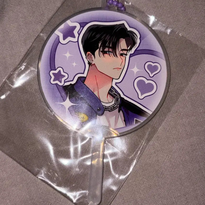 [BUNJANG] KAI RINTARO Uchiwa Keychain / 타몬군 지금 어느쪽 카이 린타로 우치와 키링 양도