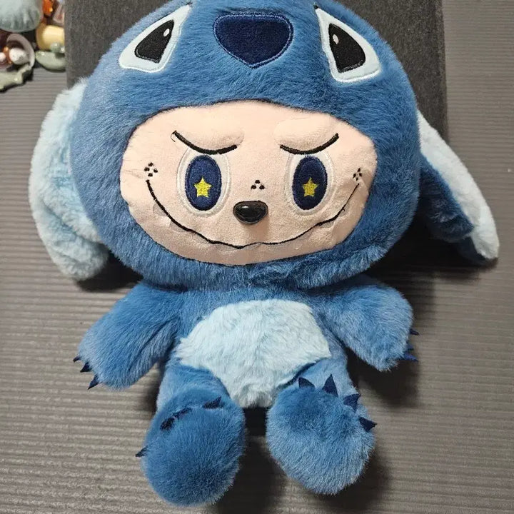 [BUNJANG] Labubu Stitch Medium Plush Toy / (새제품) 라부부 스티치 중형 인형