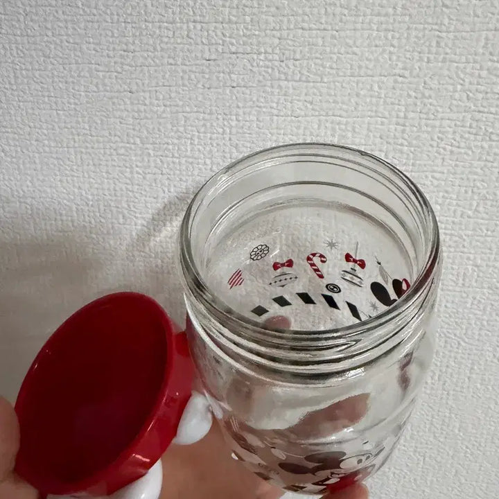 [BUNJANG] Disney Mickey Mouse Glass Jar / 디즈니 미키마우스 유리병