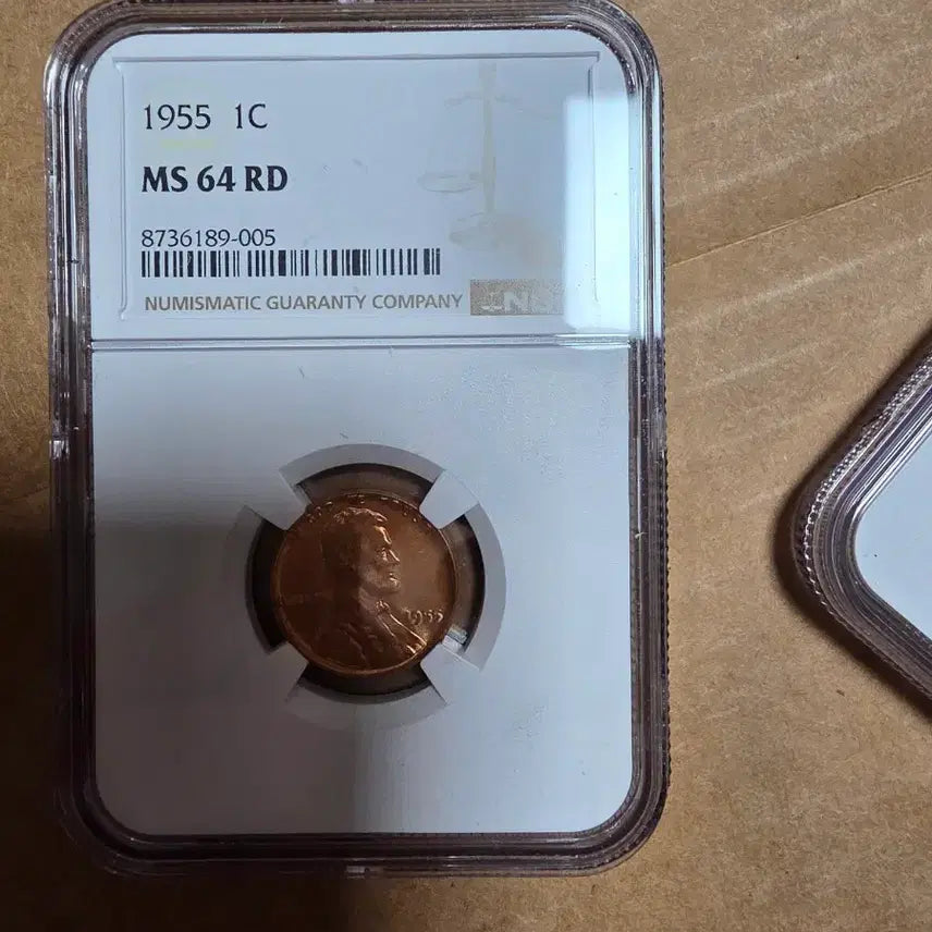 [BUNJANG] 1955 Lincoln Cent Coin MS64 RD / 1955년 링컨페니