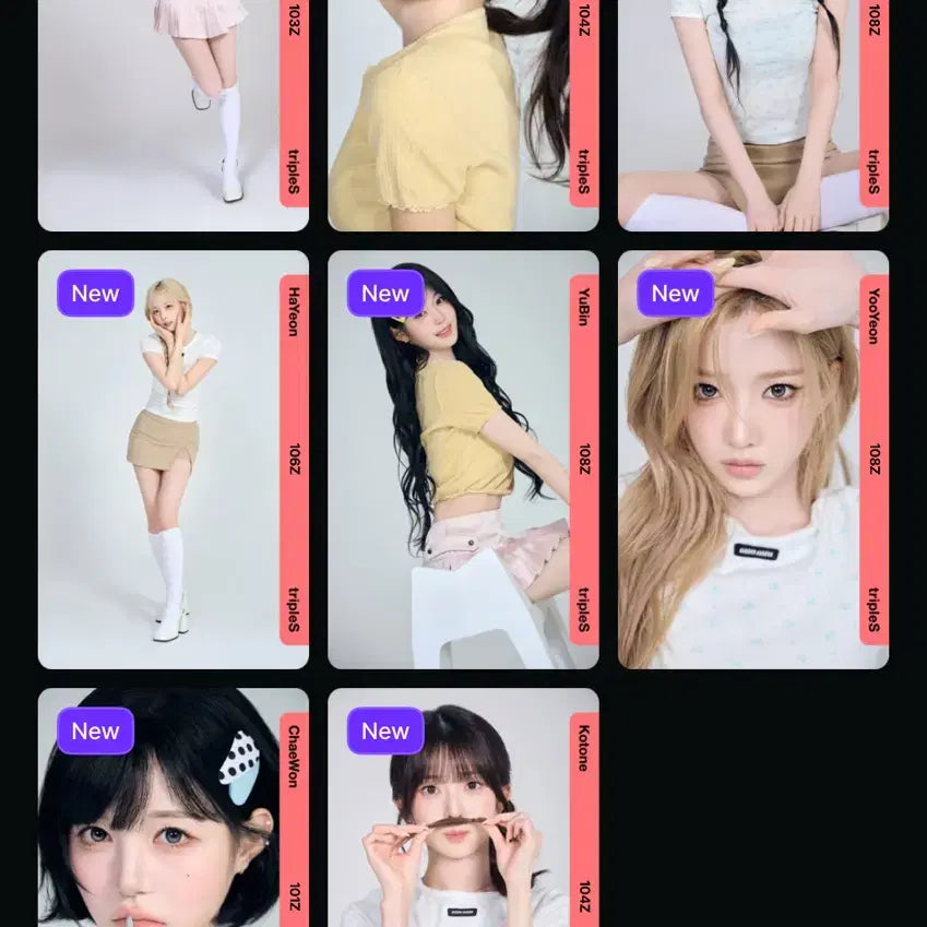 [BUNJANG] TripleS Cream02 Object Photocard Kaede / 트리플에스 cream02 오브젝트 양도