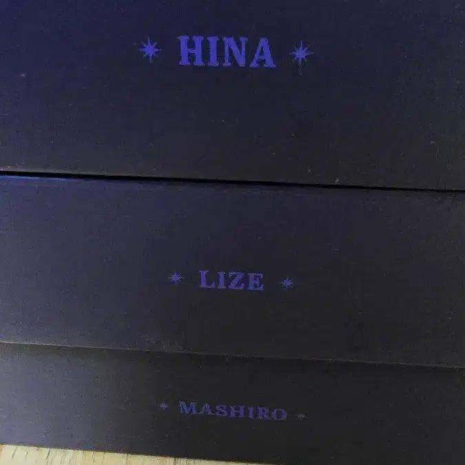 [BUNJANG] Stars Align Hinata Rize Shiro Acrylic Mood Lamp Bundle Set / 스타즈 얼라인 히나 리제 시로