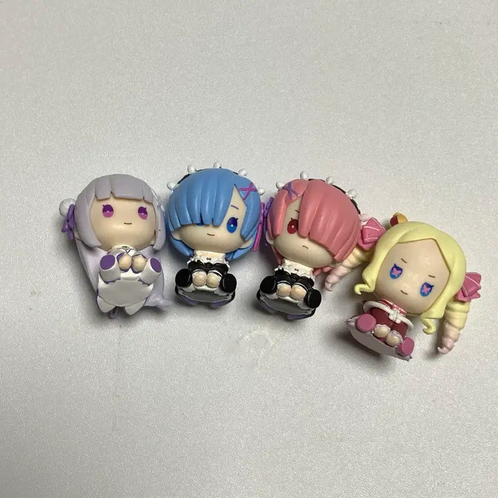 [BUNJANG] Re:Zero Feta-tto Spring Gacha 4-Piece Set / 리제로 페탓토 태엽가챠 4종일괄