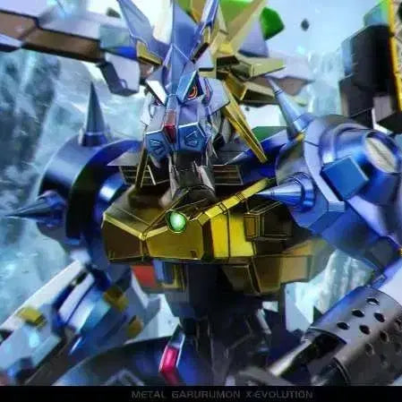 [BUNJANG] CNxTOK MetalGarurumon Resin Figure / (현물)CNxTOK 메탈가루몬 레진 디지몬 레진 피규어