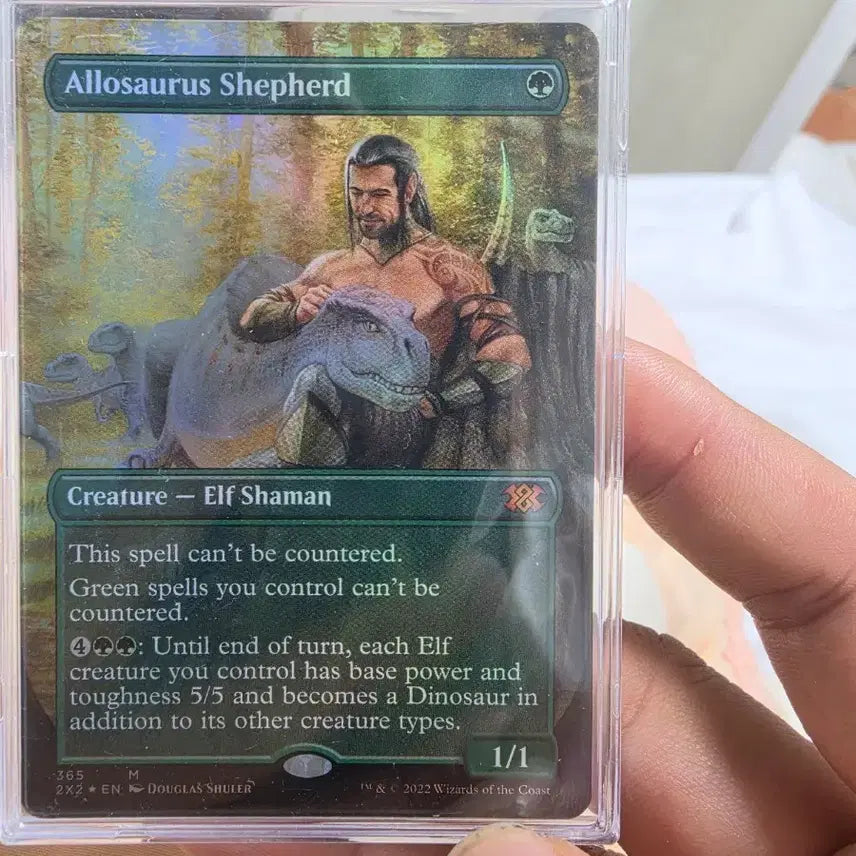 [BUNJANG] Magic: The Gathering Allosaurus Shepherd Alterfoil / 매직더 개더링 mtg Allosaurus Shepherd 얼터 foil