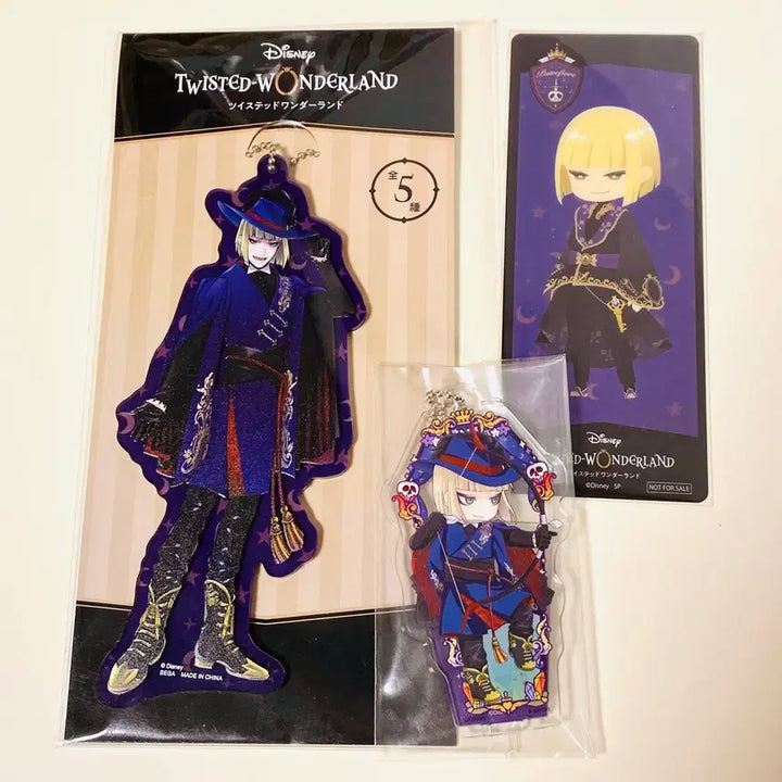 [BUNJANG] Twisted Wonderland Luke Rubber Clip, Can Badge, Metal Card Bundle / 디즈니 트위스테 루크 아크릴키링 놋카리러버클립 캔뱃지 메탈카드 이치방쿠지
