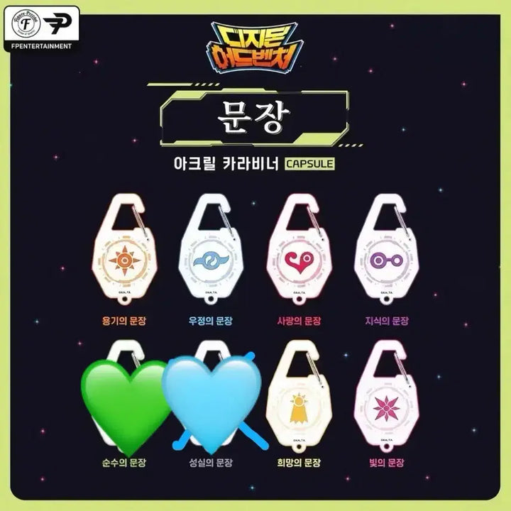 [BUNJANG] Digimon Adventure Sentai Carabiner / 디지몬 어드벤처 문장 카라비너