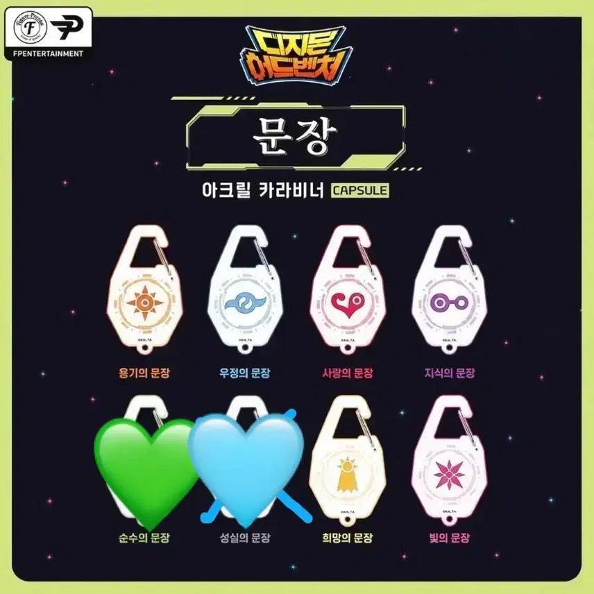 [BUNJANG] Digimon Adventure Sentai Carabiner / 디지몬 어드벤처 문장 카라비너