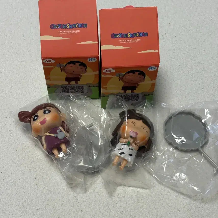 [SOLD OUT] [새상품] 짱구는못말려 원시시대 피규어 유리 수지(히든) 일괄
