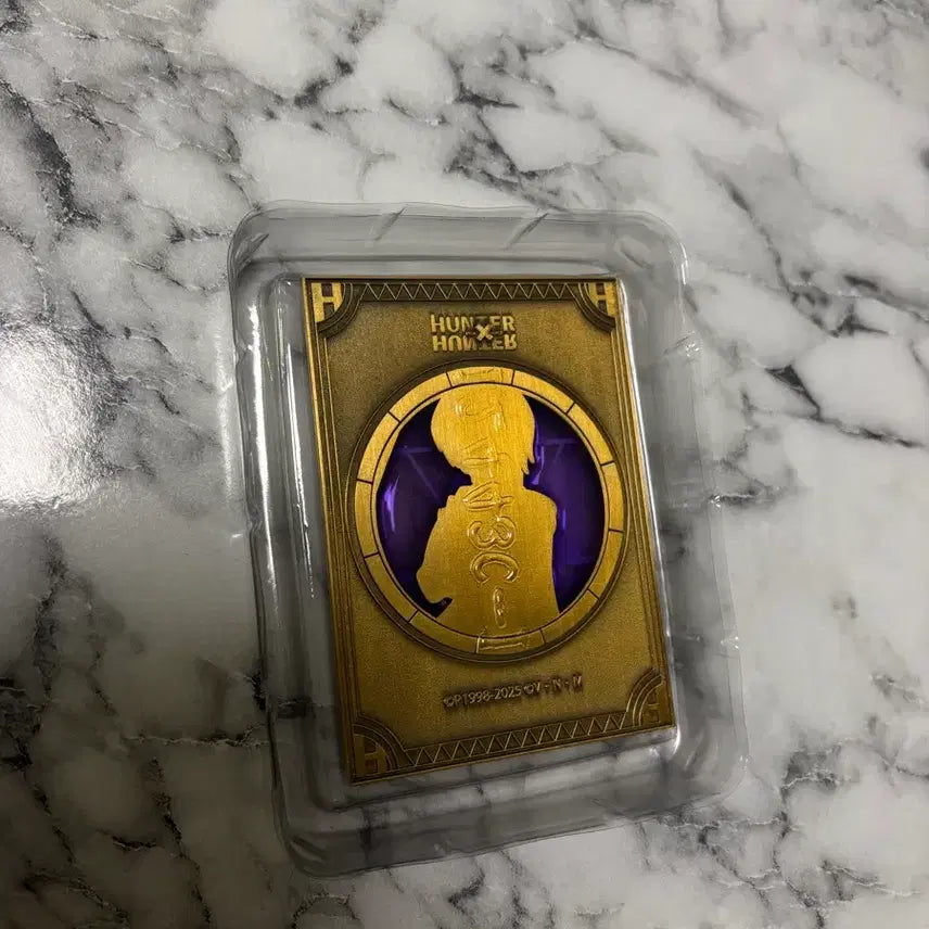 [BUNJANG] Hunter x Hunter Kurapika Glass Card / 헌터헌터 글라스 카드 크라피카