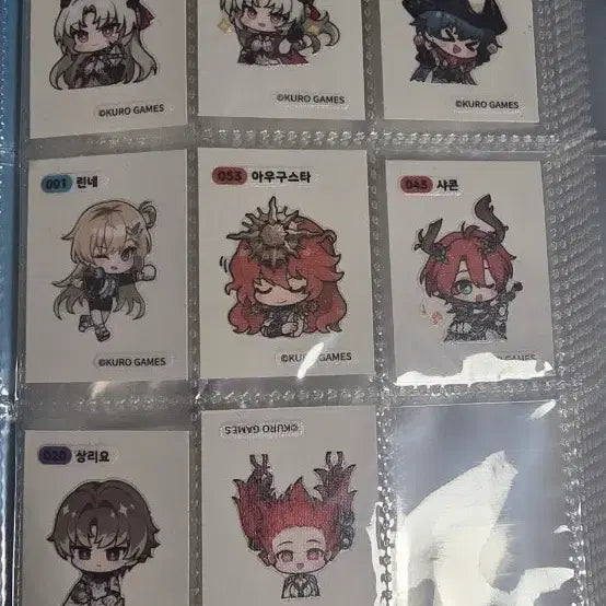 [SOLD OUT] 명조 띠부씰 35장+gs25 콜렉터북 일괄로 팝니다