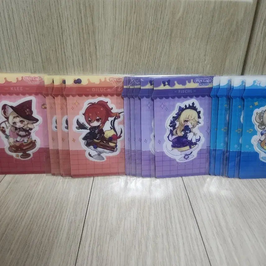 [BUNJANG] Genshin Cafe Exclusive 3D Photocard (Sealed) / 원신카페 특전 입체 포토카드 미개봉