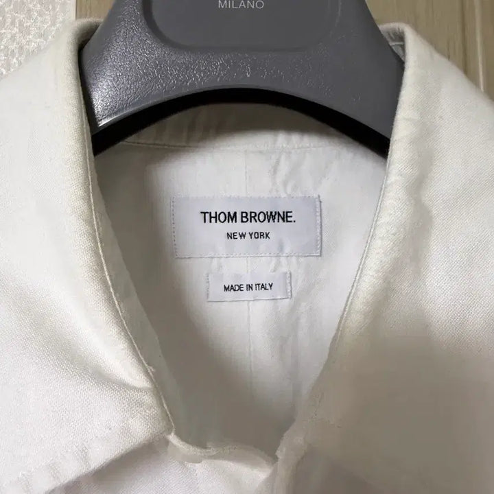 [BUNJANG] Thom Browne Signature Striped Armband Oversized Shirt / [4] 톰브라운 사선완장 오버셔츠