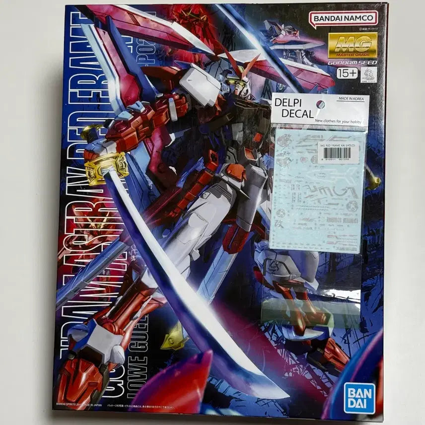 [BUNJANG] MG Red Frame Kai + Holo Delphi Decal / MG 레드 프레임 카이 + 홀로델피데칼