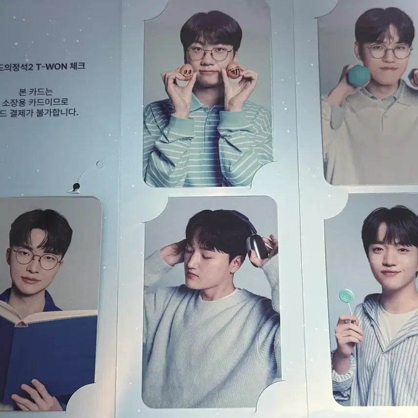 [BUNJANG] T1 Woori Bank 5 Members Photocard / 티원 우리은행 5인 포카