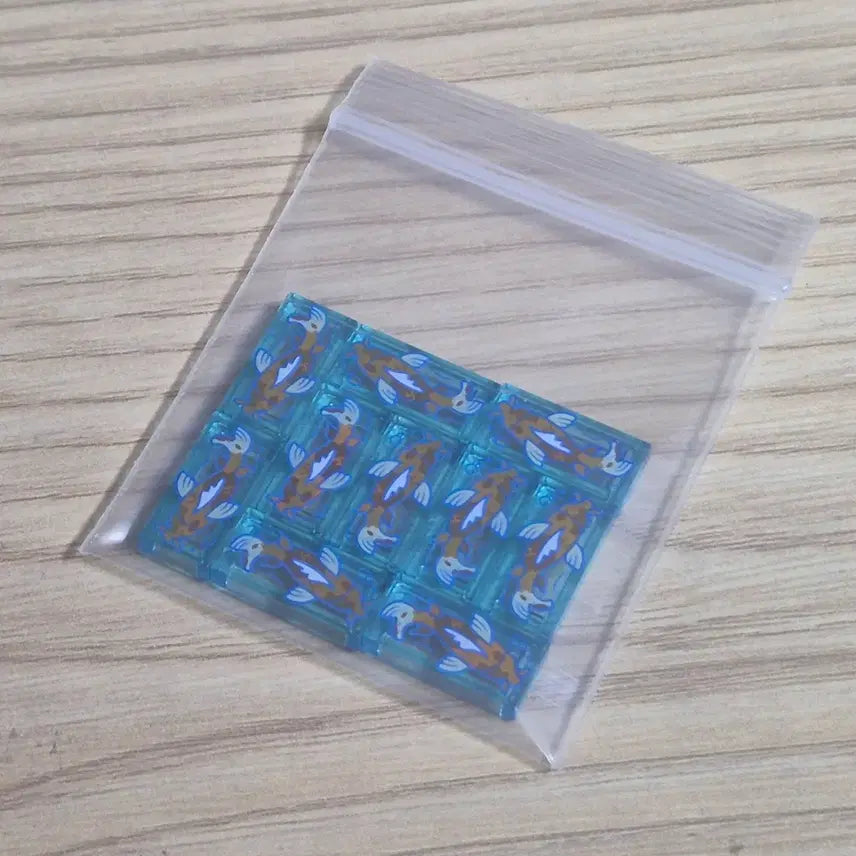 [BUNJANG] LEGO Orange Koi Fish Printing Tile 10 pcs Set (3069pb1180) / 레고 주황색 잉어 물고기 프린팅 타일 10개 일괄 (3069pb1180)