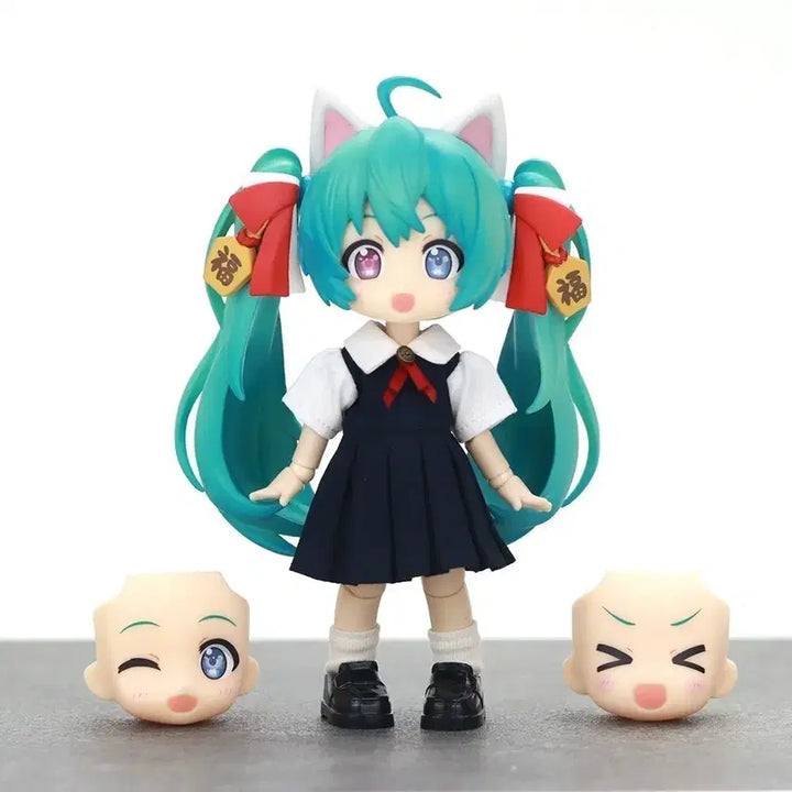 [BUNJANG] Hatsune Miku Cat Ear Twin Tail Figure (Approx. 13cm) / 하츠네 미쿠 피규어 약 13cm