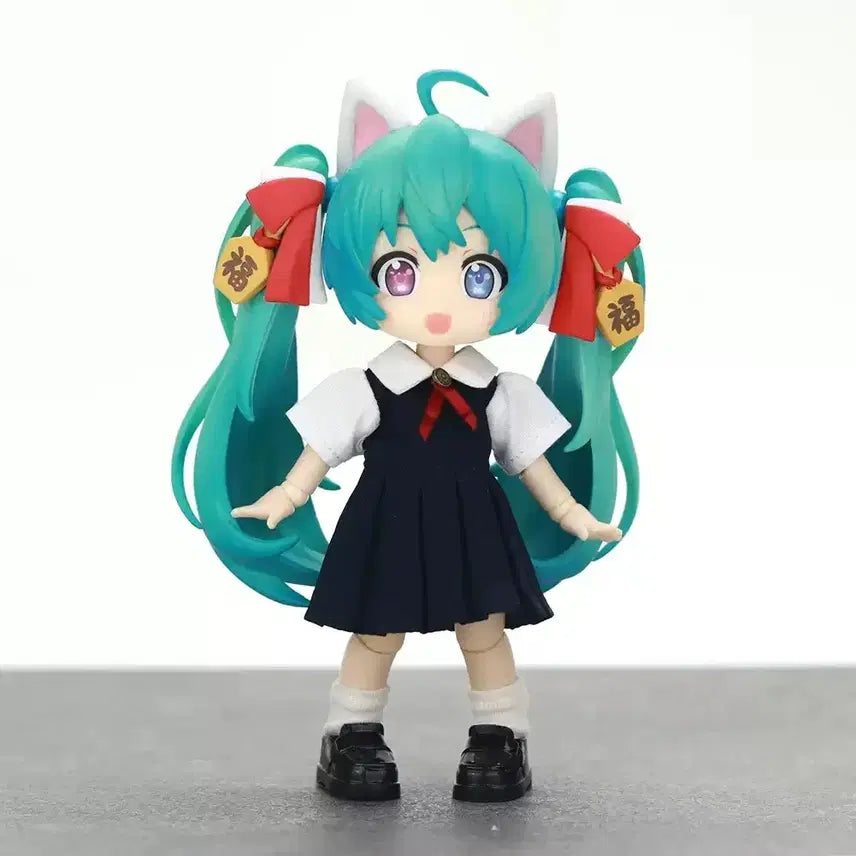 [BUNJANG] Hatsune Miku Cat Ear Twin Tail Figure (Approx. 13cm) / 하츠네 미쿠 피규어 약 13cm