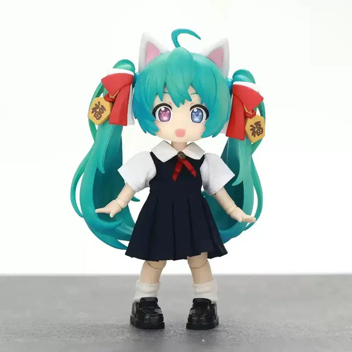 [BUNJANG] Hatsune Miku Cat Ear Twin Tail Figure (Approx. 13cm) / 하츠네 미쿠 피규어 약 13cm
