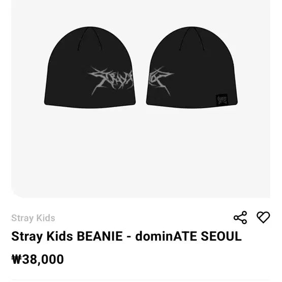 [BUNJANG] Stray Kids "dominate" Limited Edition Beanie / Stray Kids BEANIE - dominATE SEOUL