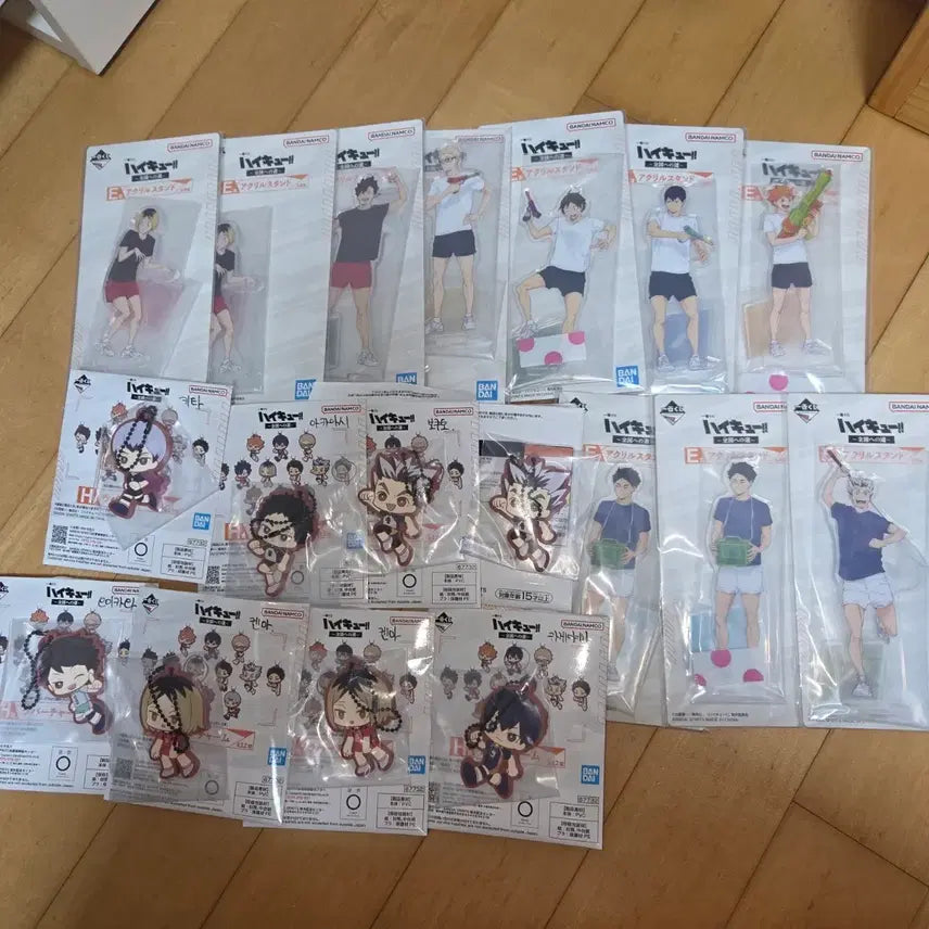 [BUNJANG] Haikyuu!! Kuji Acrylic Stands &amp; Straps Bundle / 하이큐 쿠지 하위상 처분