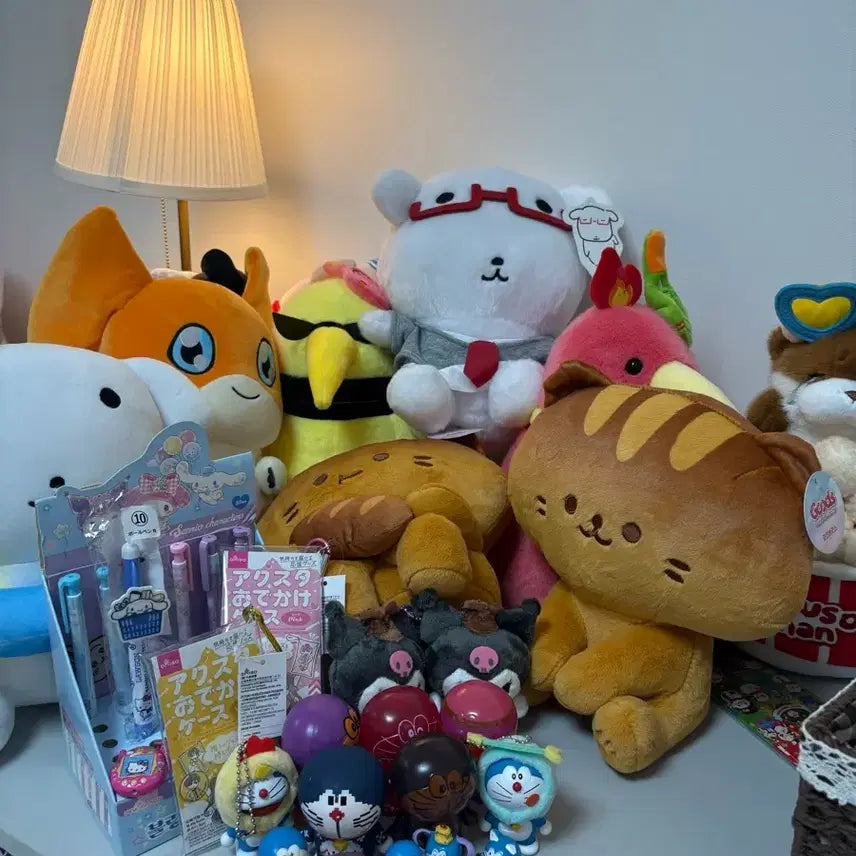 [BUNJANG] Mixed Character Plush Toy Bundle Set / 택포/인형 세트일괄판매 가나디 디지몬 쿠로미등