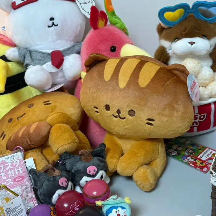 [BUNJANG] Mixed Character Plush Toy Bundle Set / 택포/인형 세트일괄판매 가나디 디지몬 쿠로미등