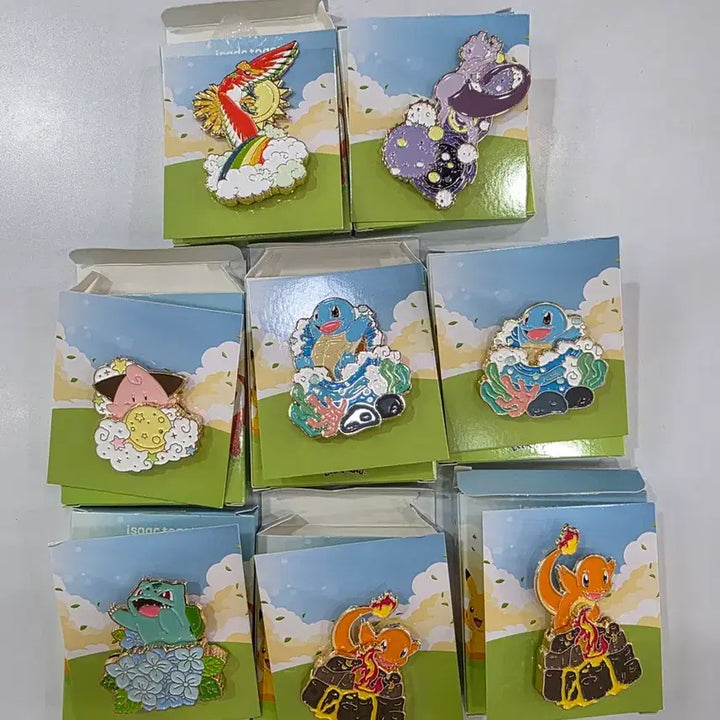 [BUNJANG] LeeSak Toast Pokemon Squirtle Badge / 이삭토스트 포켓몬스터 뱃지 꼬부기