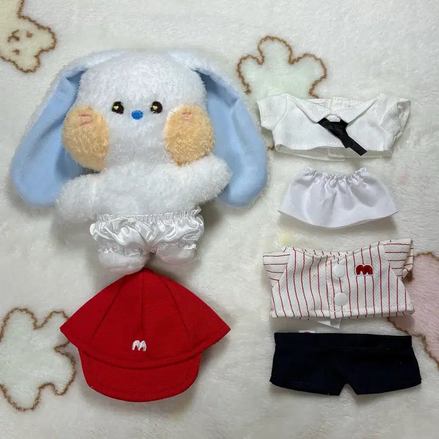 [BUNJANG] NewJeans Bunnies Costume Doll White / 뉴진스 버니니 코스튬 인형 화이트