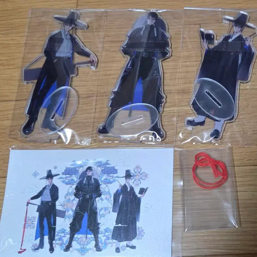 [BUNJANG] GyeDamChulGeun Hyunmo Team 1 Grim Reaper Acrylic Stand with Postcard / 괴담출근 현무 1팀 저승사자 아크릴스탠드 엽서포함 판매