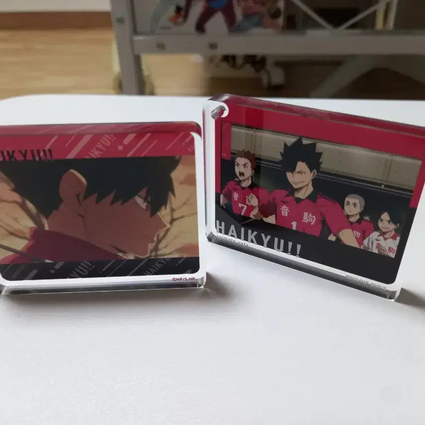 [BUNJANG] Haikyuu!! Kuroo Tetsurou 2-Type Acrylic Stand &amp; Keyring Bundle Set / [일괄]쿠로오 2종 아크릴 스탠드 겸 키링