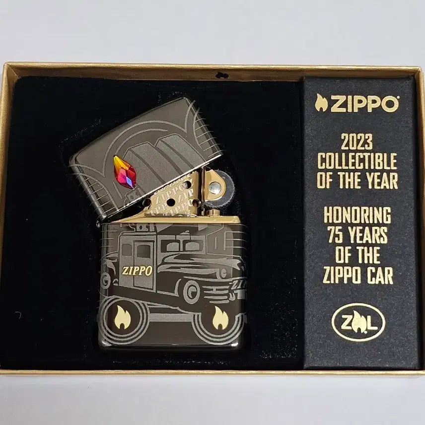 [BUNJANG] Zippo 2023 Limited Edition 75th Anniversary Asian Edition Lighter / Zippo 지포 라이터 2023 한정판/ 지포카 75주년 기념 아시아판
