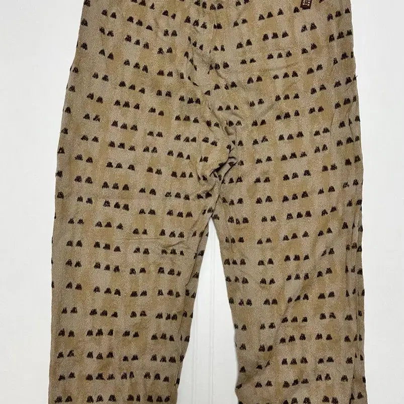 [BUNJANG] Kapital Cotton Easy Pants Iris Print Beige / 2) 캐피탈 코튼 이지 팬츠 아이리스 프린트 베이지