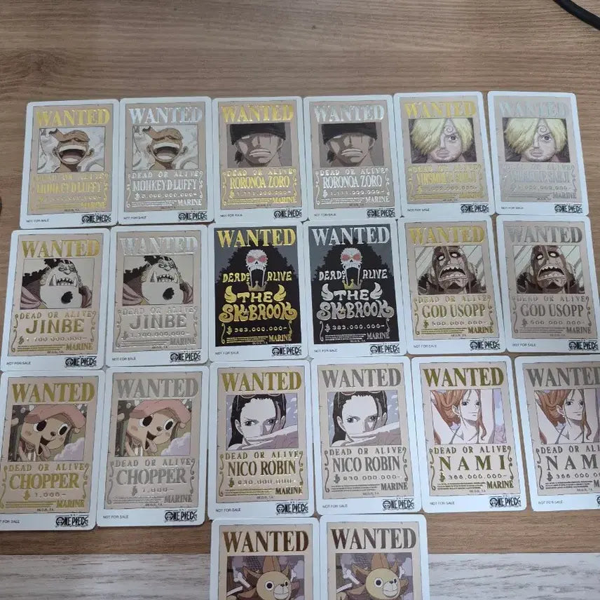 [BUNJANG] Baekdabang One Piece Sticker Full Set (20 types) / 빽다방 원피스 스티커 전종(20종) 일괄