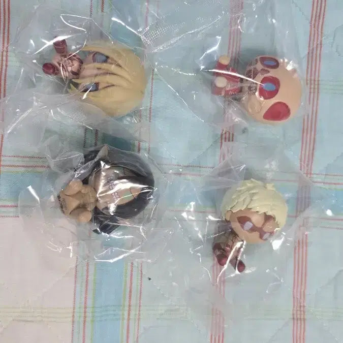 [BUNJANG] Attack on Titan Choco-Noko Figure Set H &amp; I (Sealed, Bundle) / 미개봉 풀세트, 반택포 8.3) 진격의거인 초코노코 피규어 h,i상 일괄