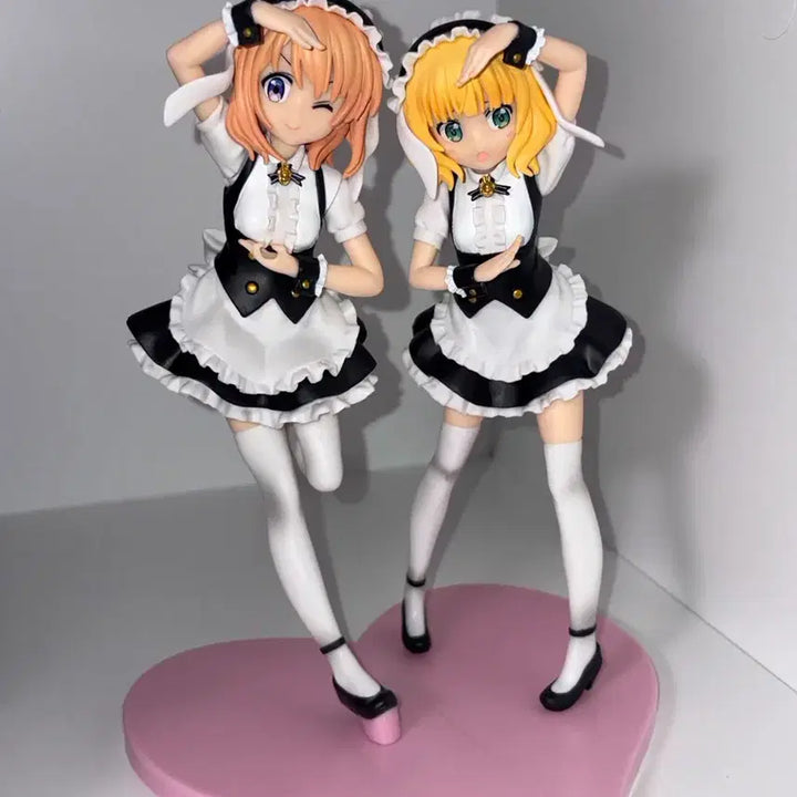 [BUNJANG] Is the Order a Rabbit? Fleur Uniform Cocoa Charao Misojyo Figure Bundle Set / (일괄)주문은 토끼입니까 메이드 피규어 플뢰르제복 코코아샤로 미소녀