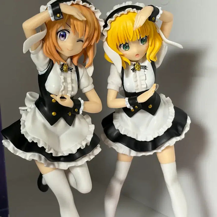[BUNJANG] Is the Order a Rabbit? Fleur Uniform Cocoa Charao Misojyo Figure Bundle Set / (일괄)주문은 토끼입니까 메이드 피규어 플뢰르제복 코코아샤로 미소녀