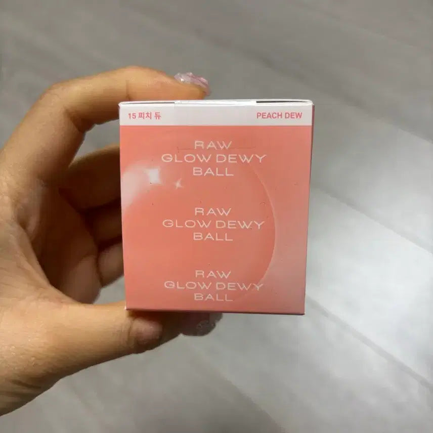 [BUNJANG] hince Mood Glow Dewy Bal 15 Peach Dew / 힌스 로글로우 듀이볼 15 피치듀 (미개봉 새상품)