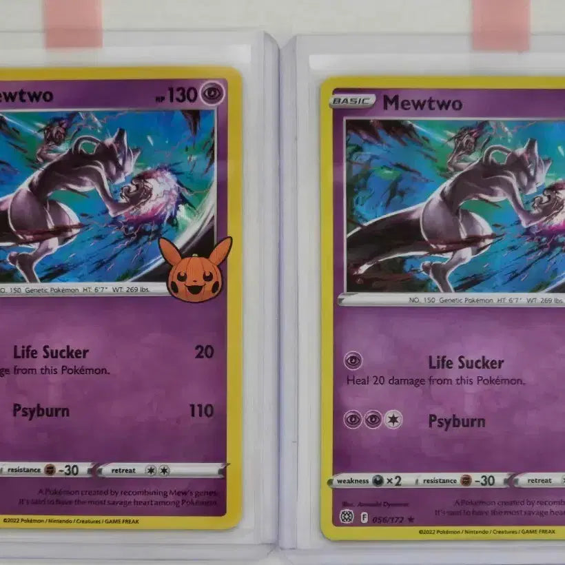 [BUNJANG] Pokemon TCG North America 2022 Halloween Promo Mewtwo Card / 포켓몬카드 북미 2022 할로윈 프로모 뮤츠