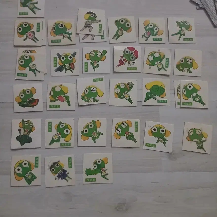[BUNJANG] Keroro Sticker Set (Old Version) / 08 케로로 띠부씰 구버전