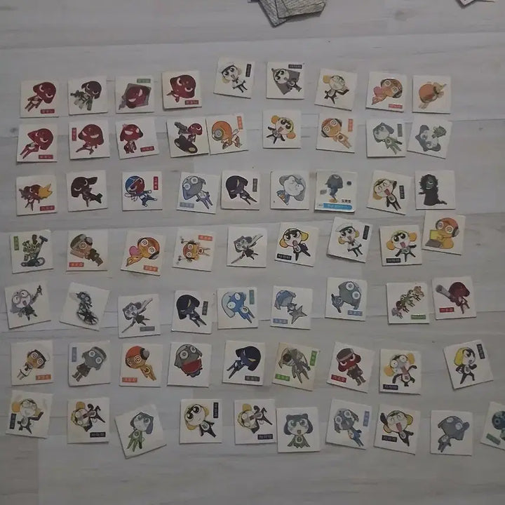 [BUNJANG] Keroro Sticker Set (Old Version) / 08 케로로 띠부씰 구버전