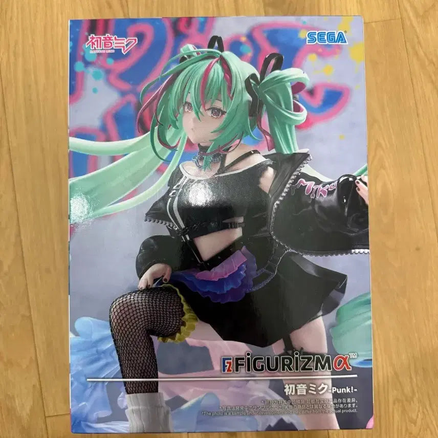 [BUNJANG] SEGA Figurerise Hatsune Miku Punk (Sealed) / 미개봉 ) 세가 피규어라이즈 하츠네미쿠 펑크