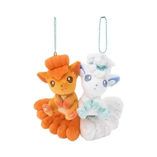 [BUNJANG] Pokemon Alolan Vulpix Plush Magnet Pair / 포켓몬 알로라 식스테일 인형 보들보들 후와후와 너랑나랑 자석페어