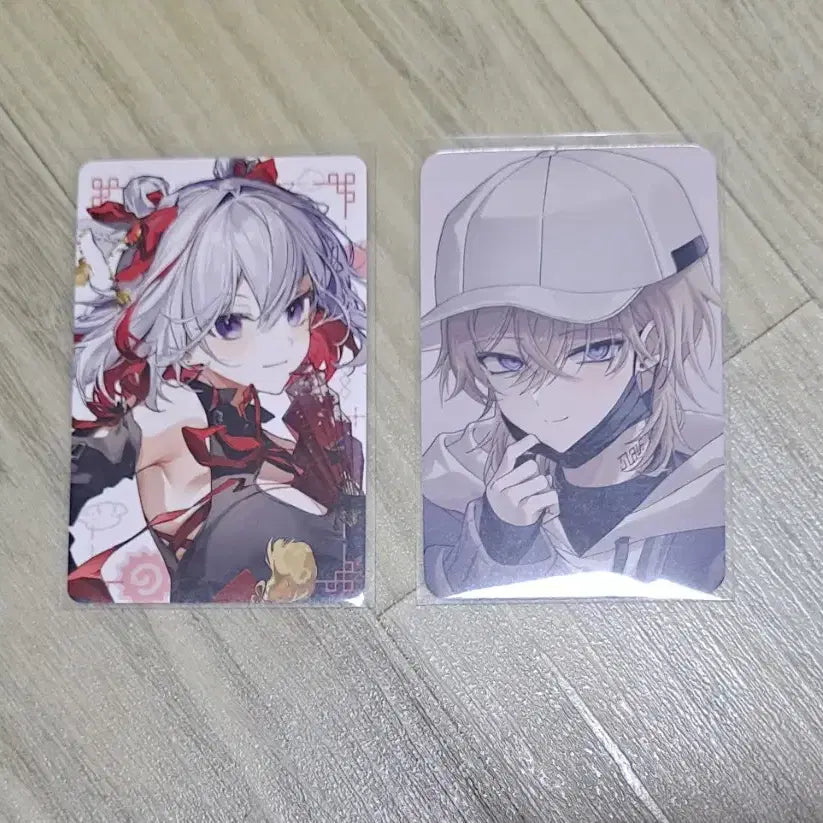 [BUNJANG] Aventurine &amp; Ratio Acrylic Standee &amp; Badge Set / 붕괴 스타레일 어벤츄린, 레이시오 아크릴스탠드 캔뱃지 판매