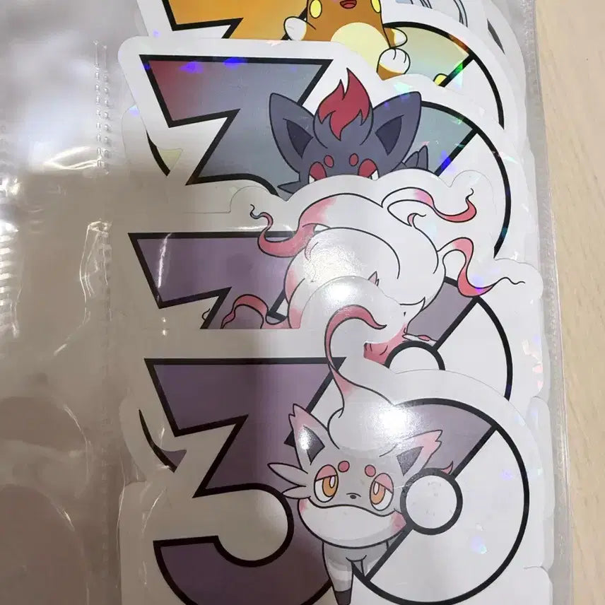 [BUNJANG] Pokemon 30th Anniversary Logo Sticker Alolan Raichu / 포켓몬 30주년 로고 스티커 알로라 라이츄