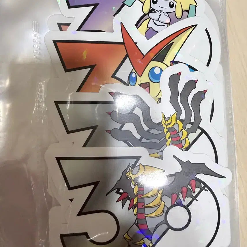 [BUNJANG] Pokemon 30th Anniversary Logo Sticker Victini / 포켓몬 30주년 로고 스티커 비크티니