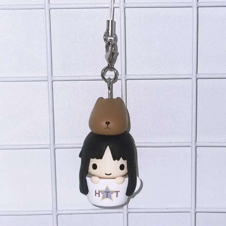 [BUNJANG] K-ON! Mio Akiyama Classic Mug Figure Keychain / 케이온 미오 고전 머그컵 피규어 키링