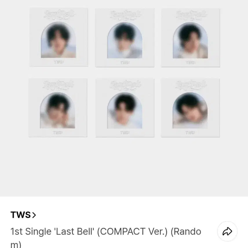 [BUNJANG] TWS Last Bell Compact Version Album Youngjae / 투어스 라스트벨 컴팩트 버전 앨범 영재