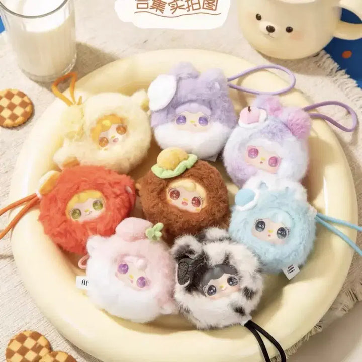 [BUNJANG] Yuki Mirror Brush Doll Keyring Full Box (Sealed) / 유키 거울빗 인형 키링 6종 풀박 (미개봉)